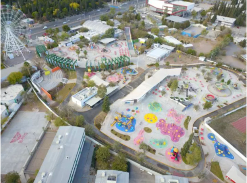 Luce monumental, dice Gobierno tras la inversión de 72 mdp al parque infantil