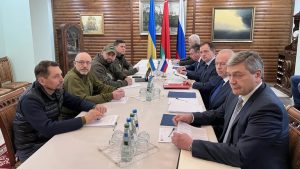 Tercera reunión entre delegaciones de Rusia y Ucrania