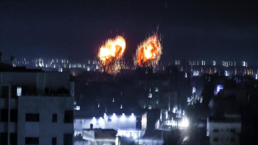 Bombardea aviación de Israel el norte de Gaza