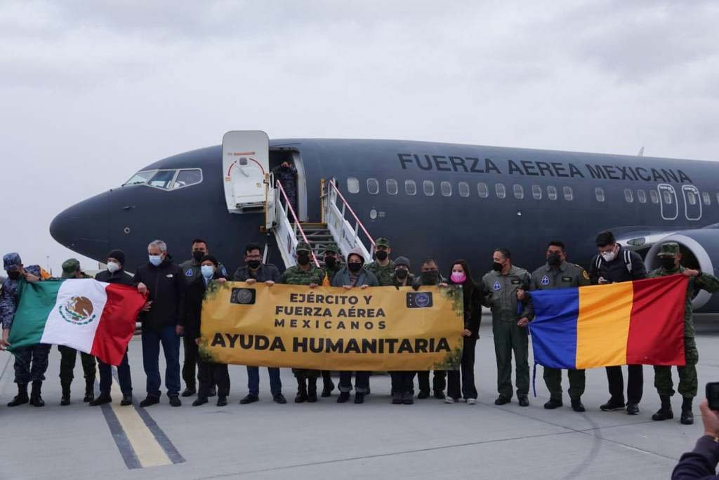 Avión de la Fuerza Aérea Mexicana aterriza en Rumania para trasladar sanos y salvos a mexicanos: AMLO