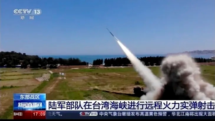 Aterrorizan misiles chinos que cruzan la línea media entre China y Taiwán