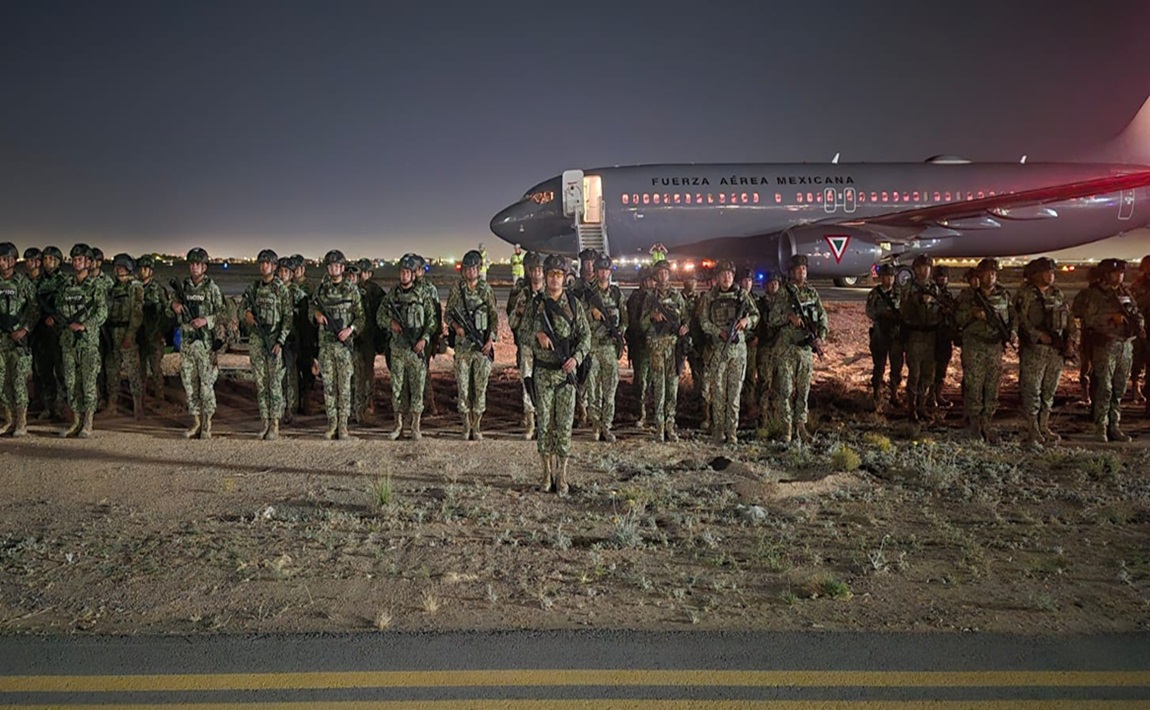 Arribaron 400 castrenses a Juárez