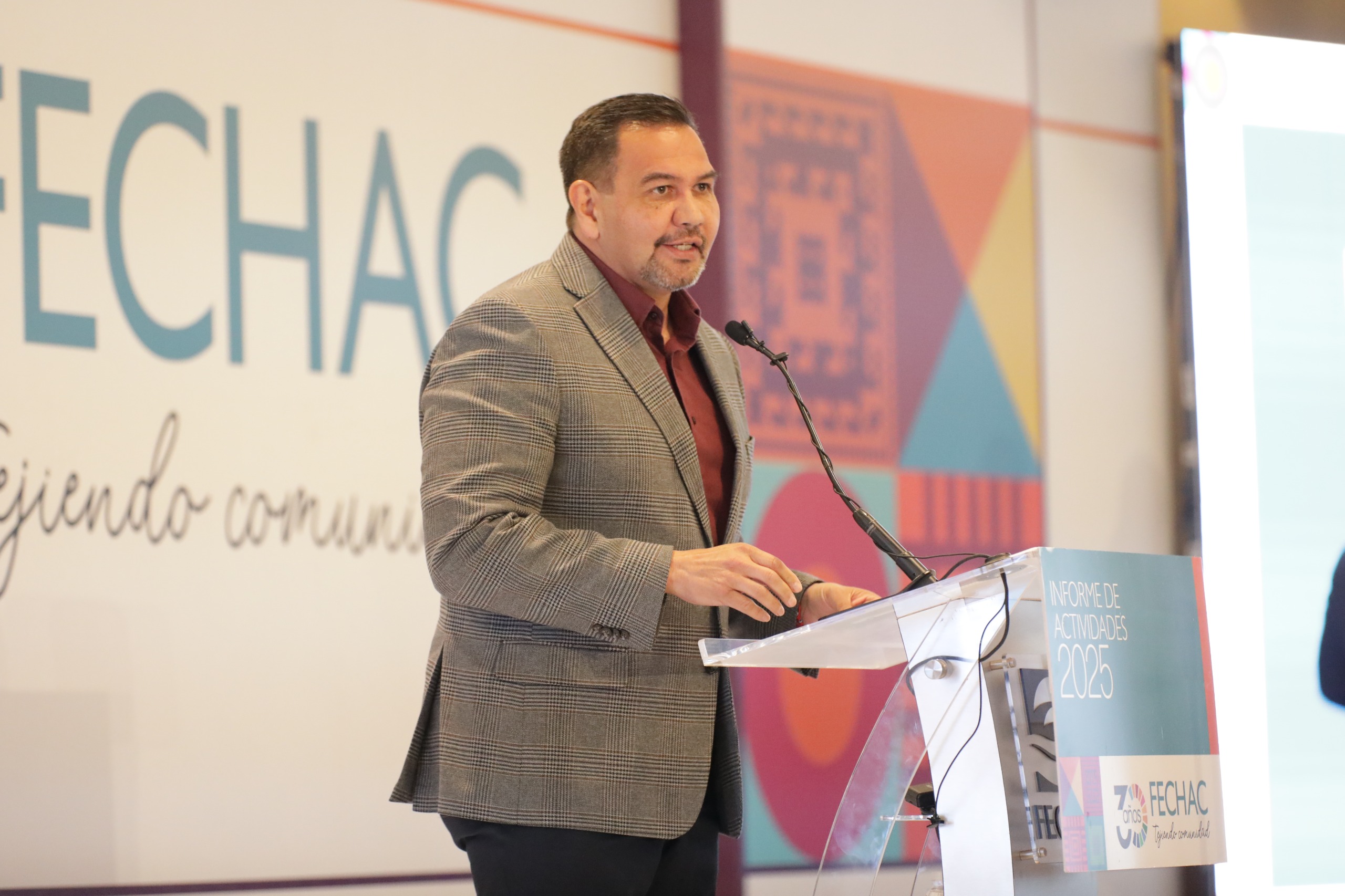 Acude Presidente Pérez Cuéllar a informe de actividades de Fechac