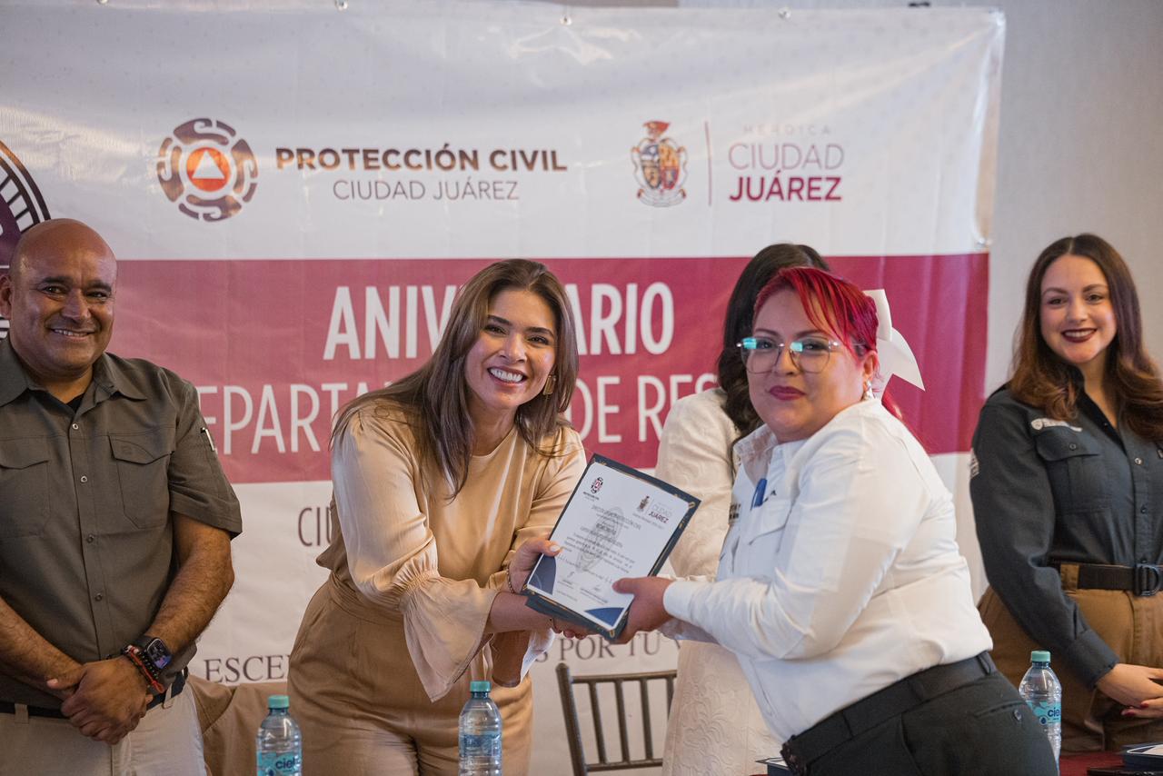 Celebran 49 aniversario del Departamento de Rescate Municipal