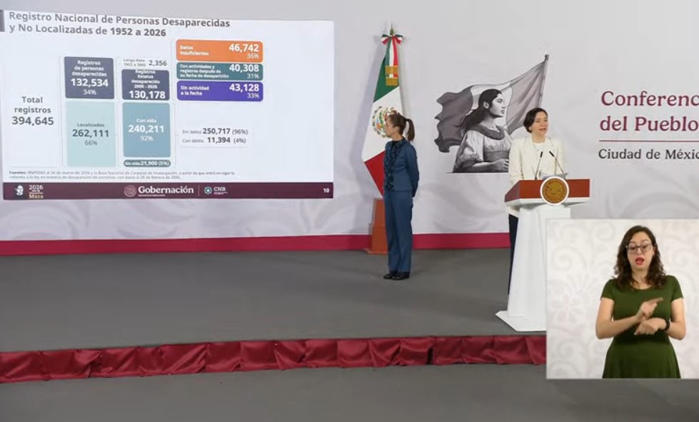 México registra más de 132 mil personas desaparecidas