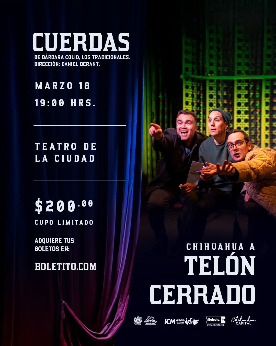 Disfruta de “Chihuahua a Telón Cerrado”