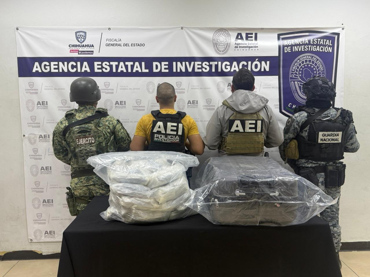 Aseguró AEI Zona Norte más de 25 kilos de droga en febrero