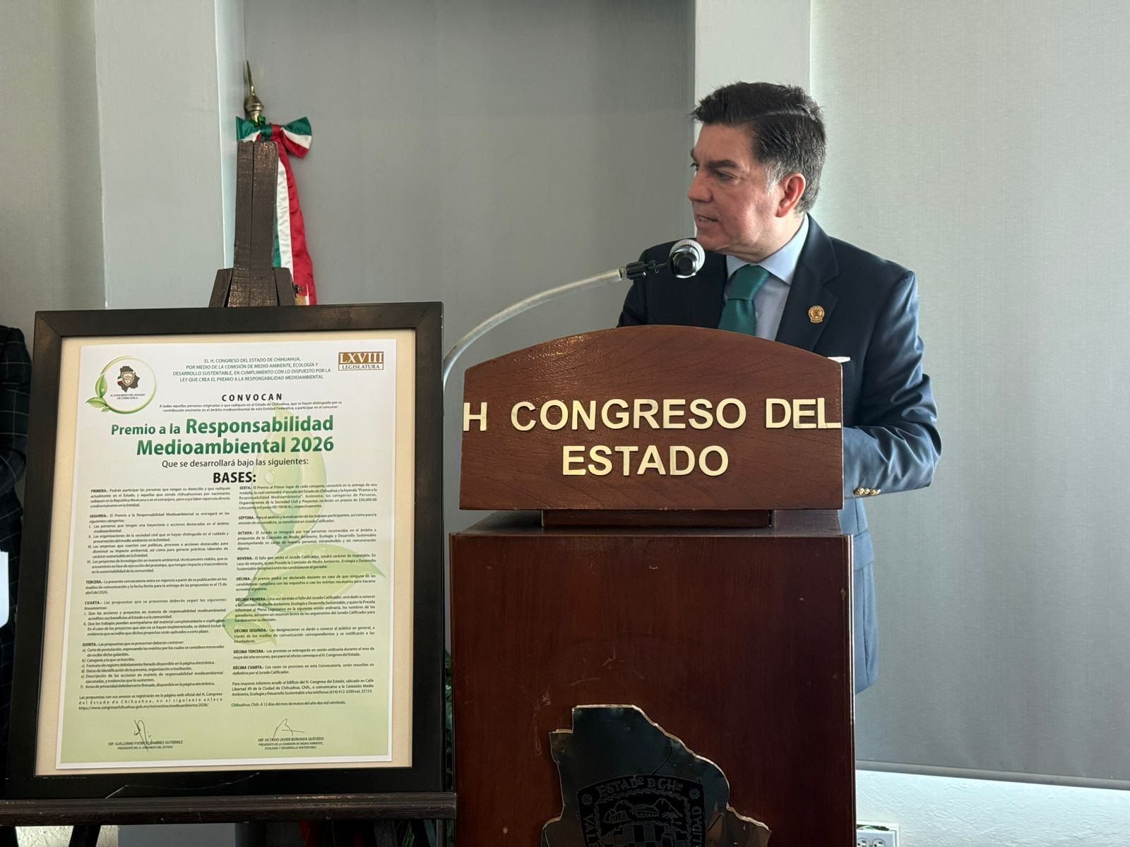 Lanzan convocatoria del Premio a la Responsabilidad Medioambiental 2026