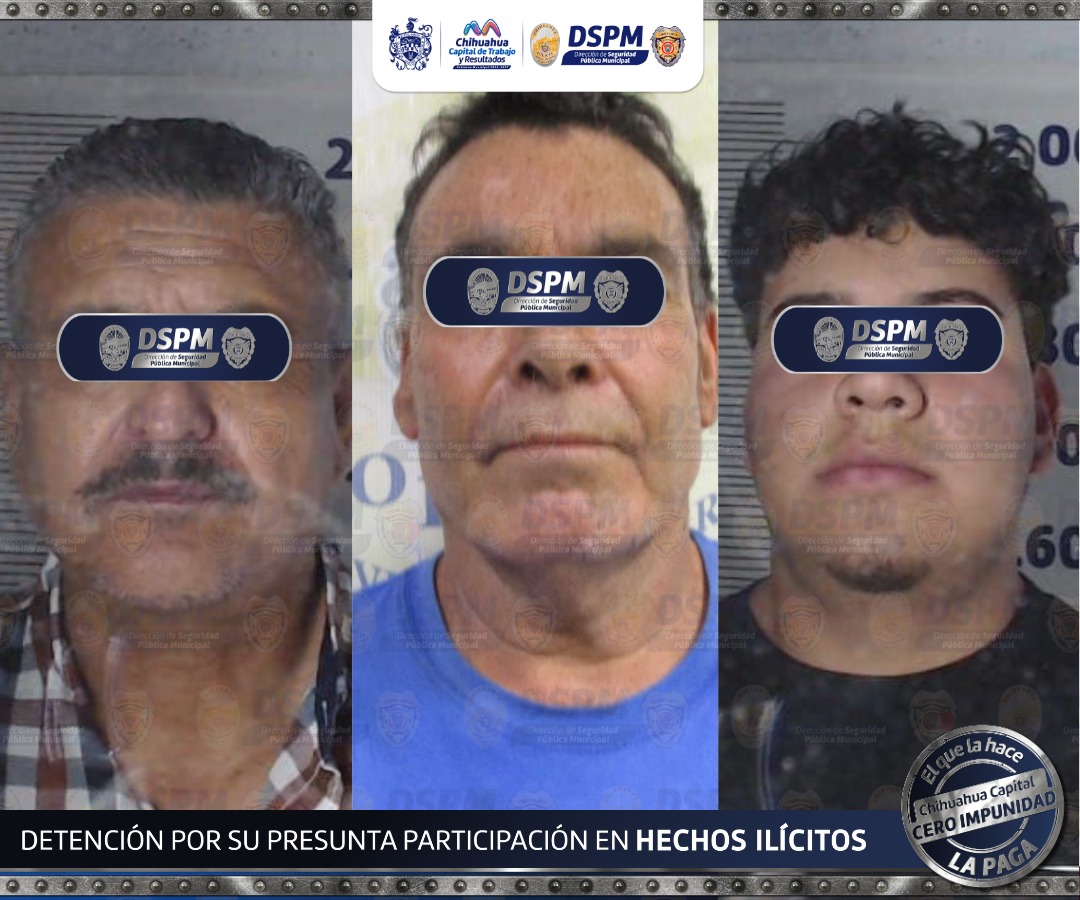 Cae tercia de presuntos asaltantes armados en zona oriente