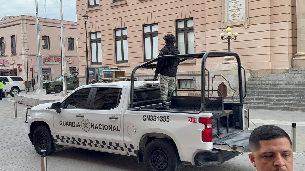 Mesa de Seguridad en Palacio de Gobierno