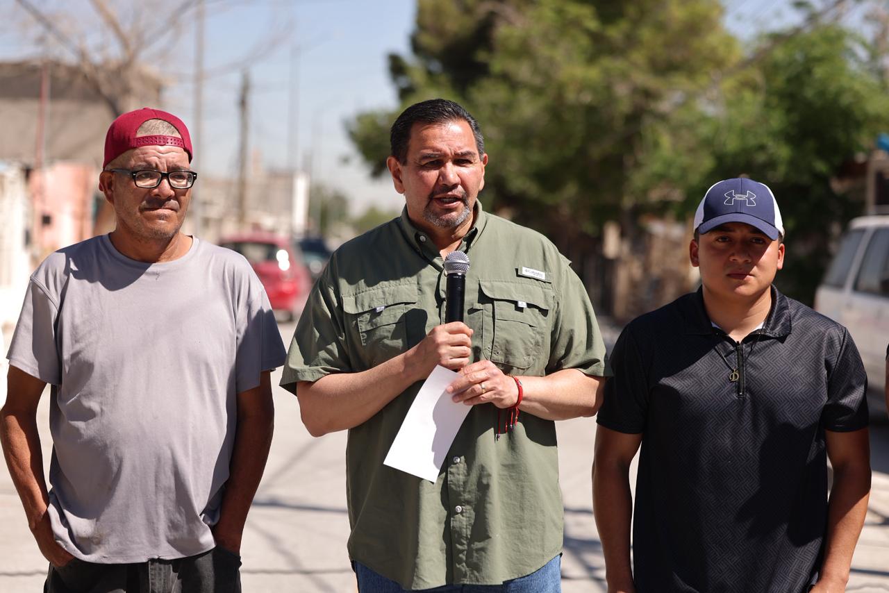 Entregan pavimentación de la calle Irving Flores; inversión de 6.4 mdp