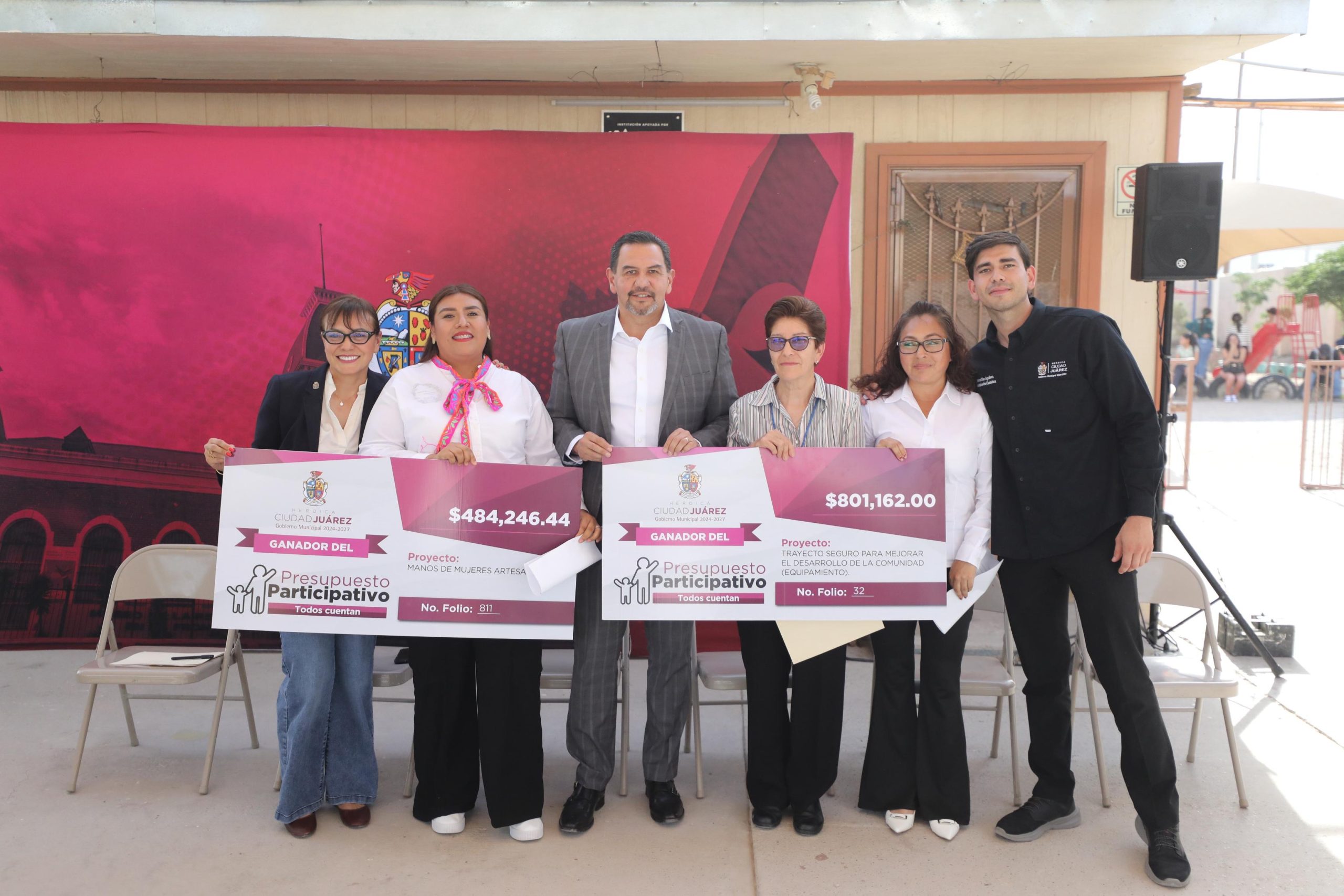 Entrega Cruz Pérez Cuéllar apoyo a proyectos ganadores del Presupuesto Participativo 2025