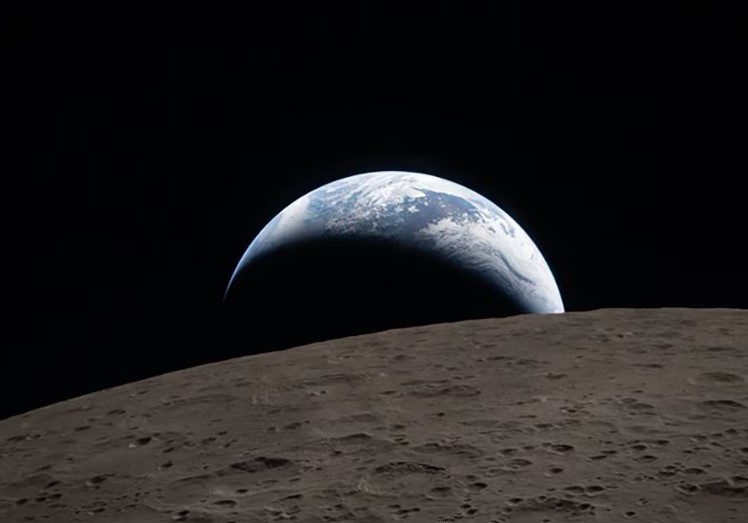 Tripulación de Artemis observa el “misterioso” cráter lunar