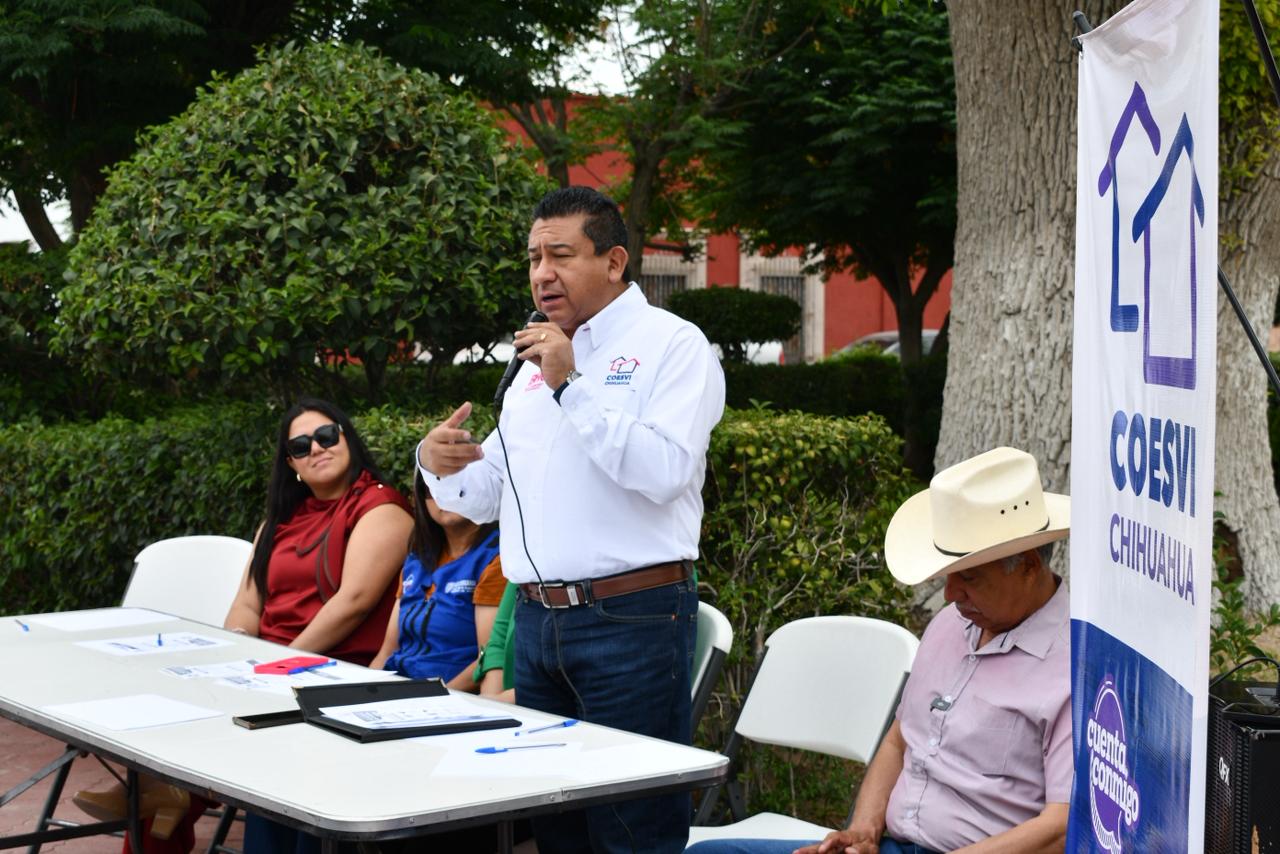 Inicia Coesvi el Programa de Créditos de Mejoramiento en Jiménez