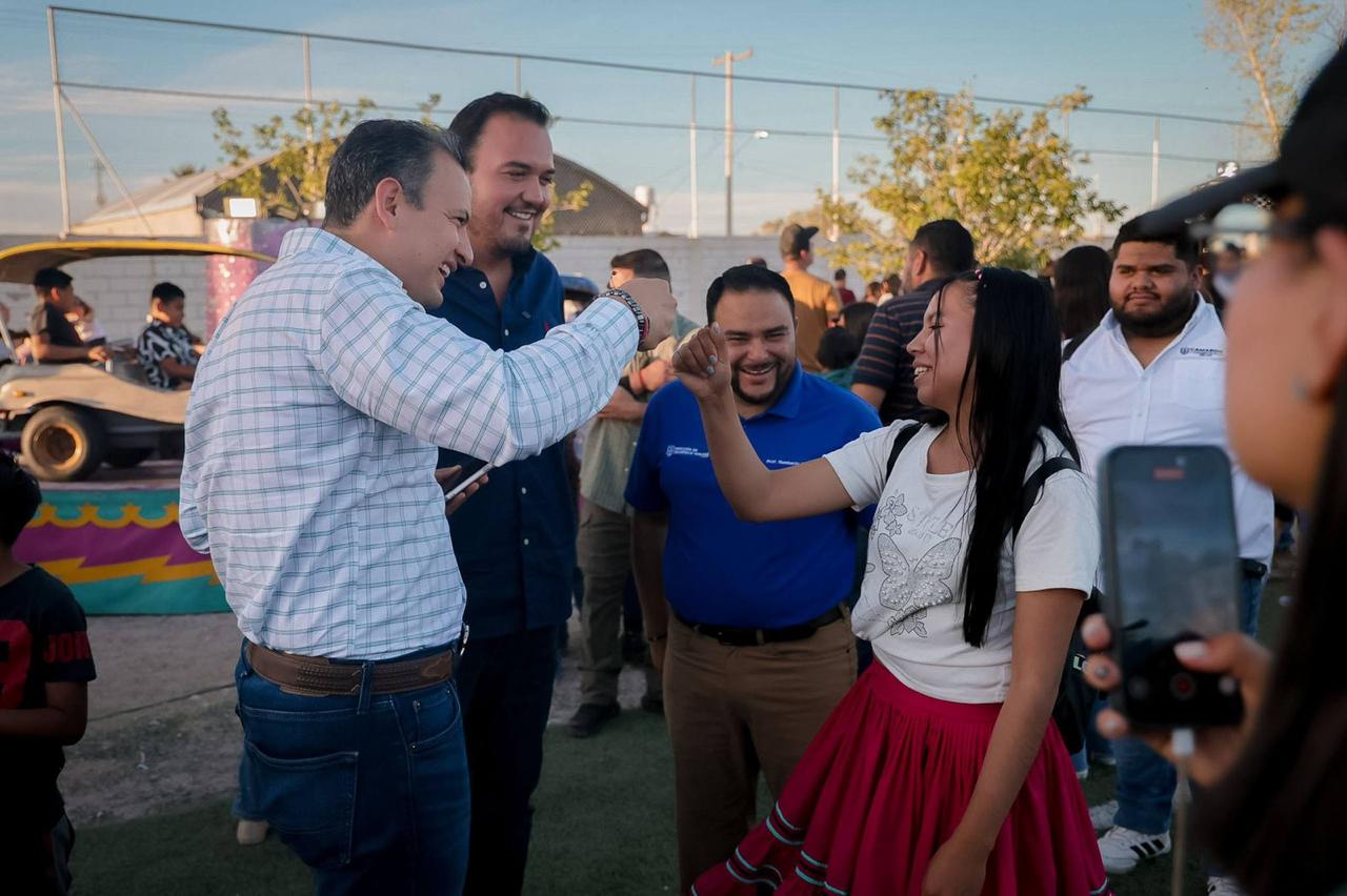 Marco Bonilla celebra la niñez en Camargo
