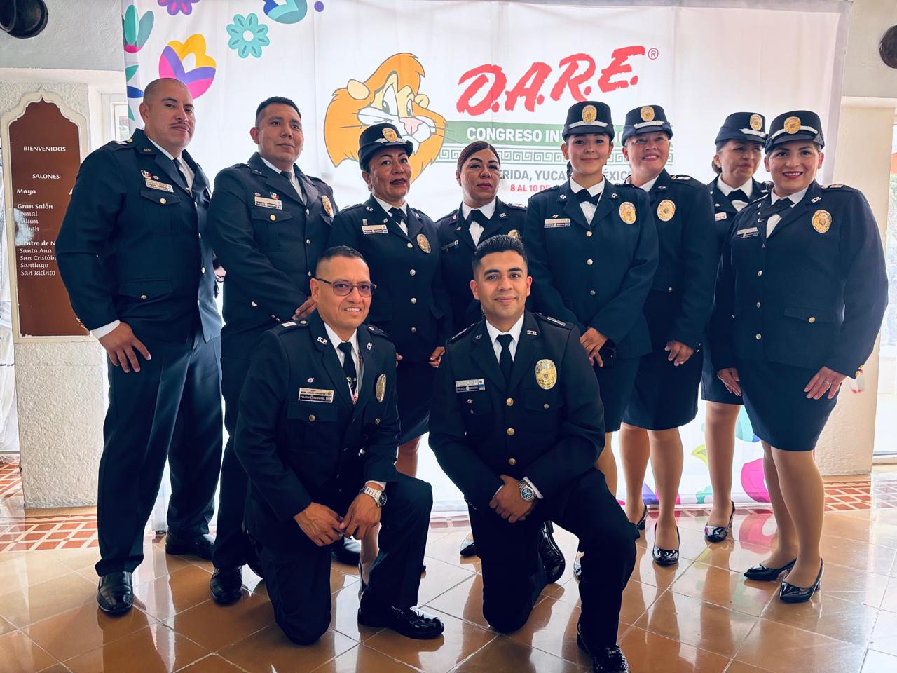 Policías municipales se capacitan en Congreso DARE
