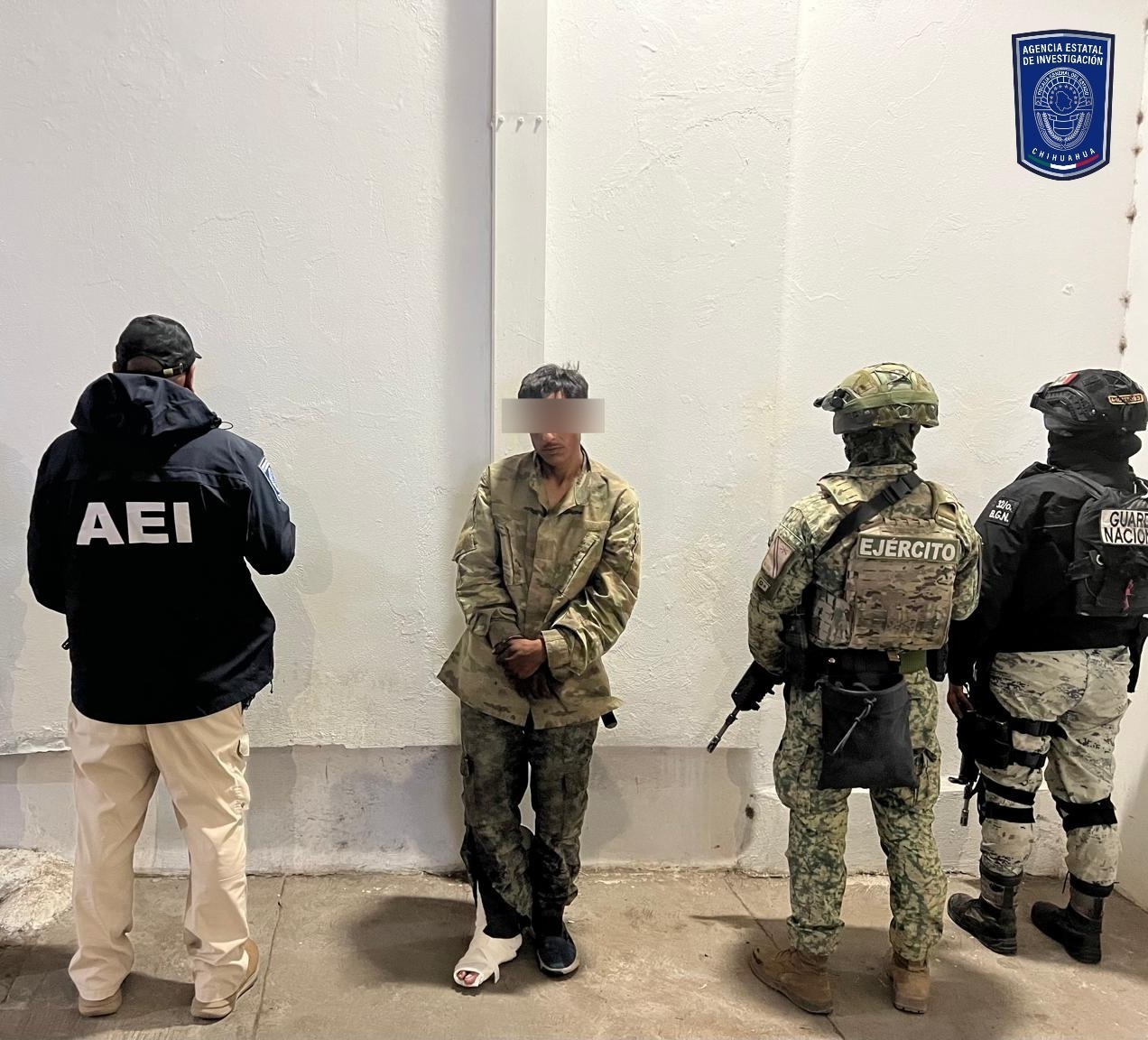 Cae en Nonoava sujeto con “Cuerno de Chivo” y destruyen cuatro narcocampamentos