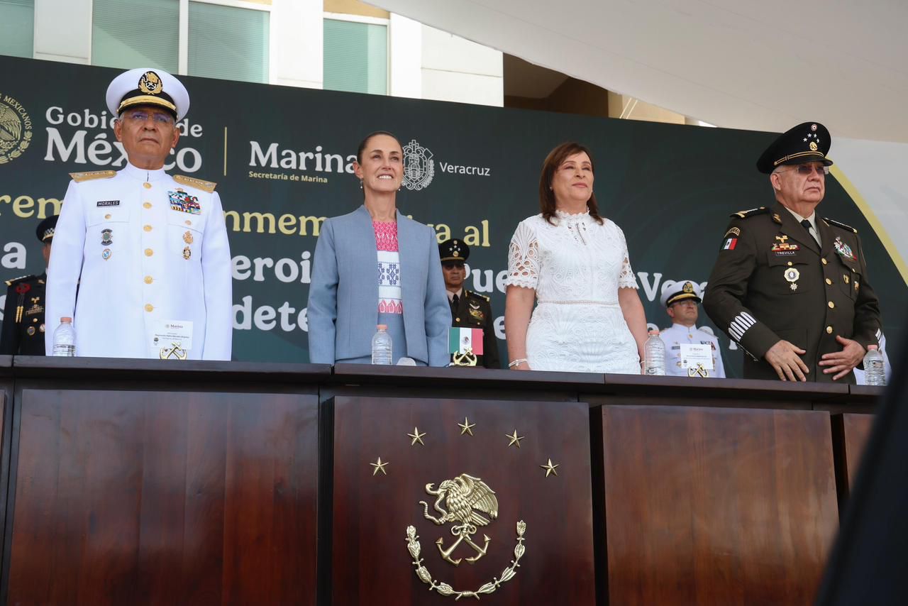 Encabeza Claudia Sheinbaum 112 aniversario de la defensa del puerto de Veracruz