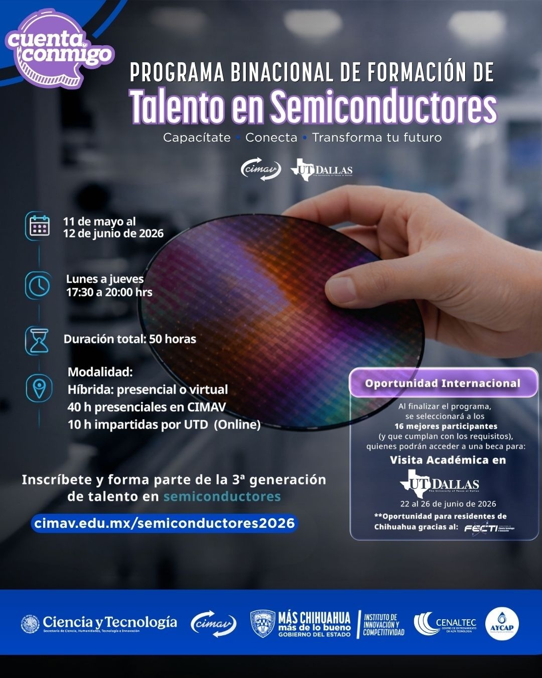 Impulsan Estado y Cimav talento en semiconductores