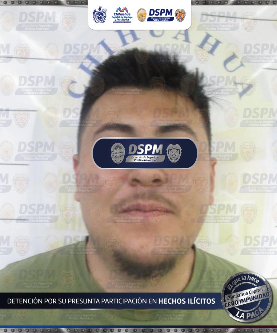 Cae con droga y un cargador metálico en Praderas del Sur