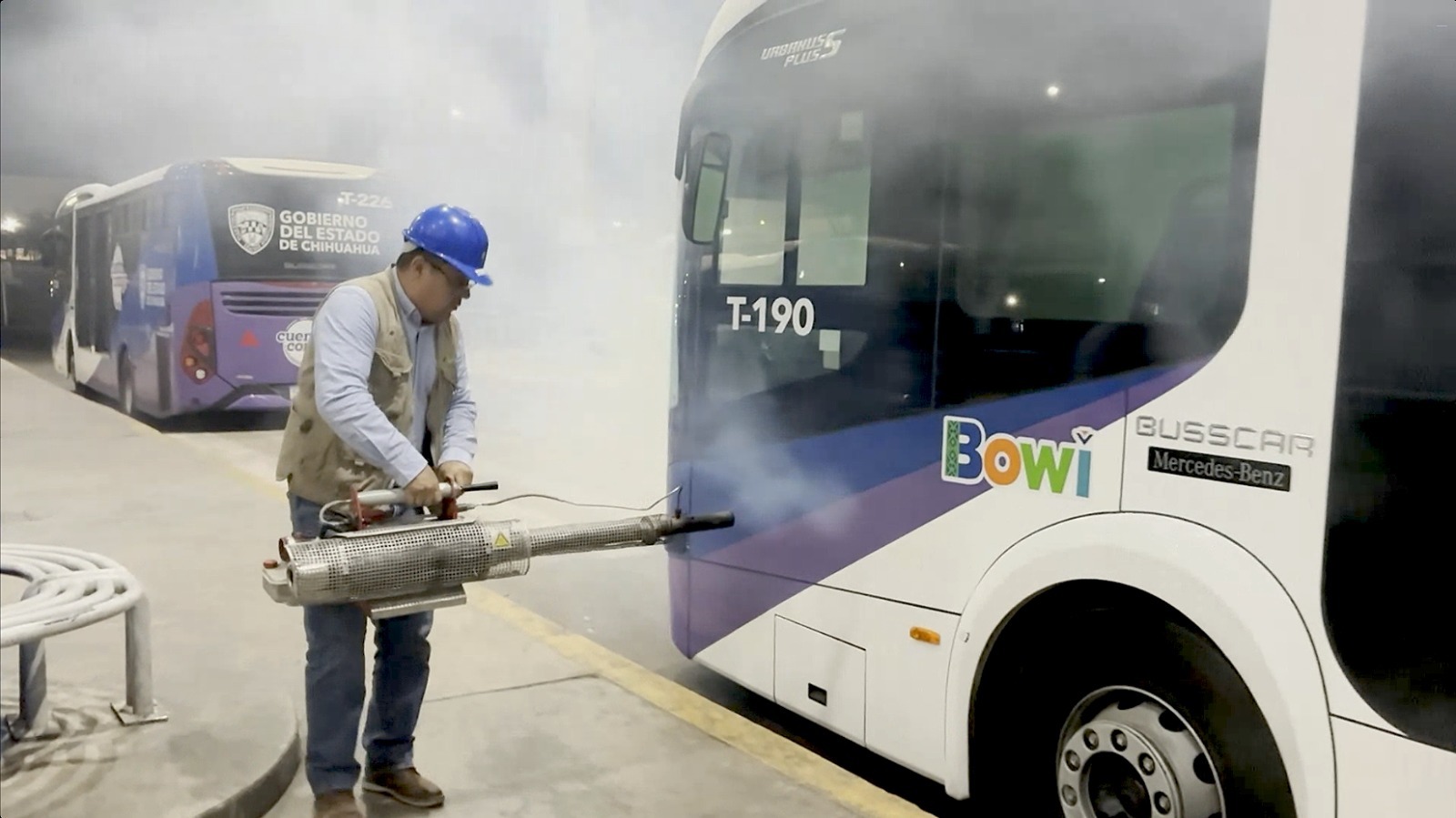Realizan fumigación en instalaciones del Bowí