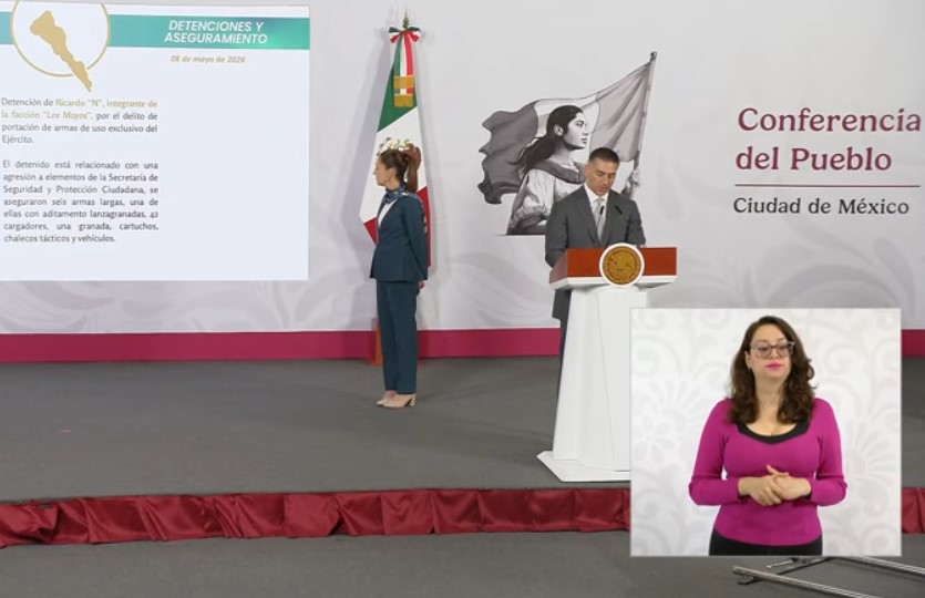 García Harfuch reporta golpes estratégicos al crimen organizado