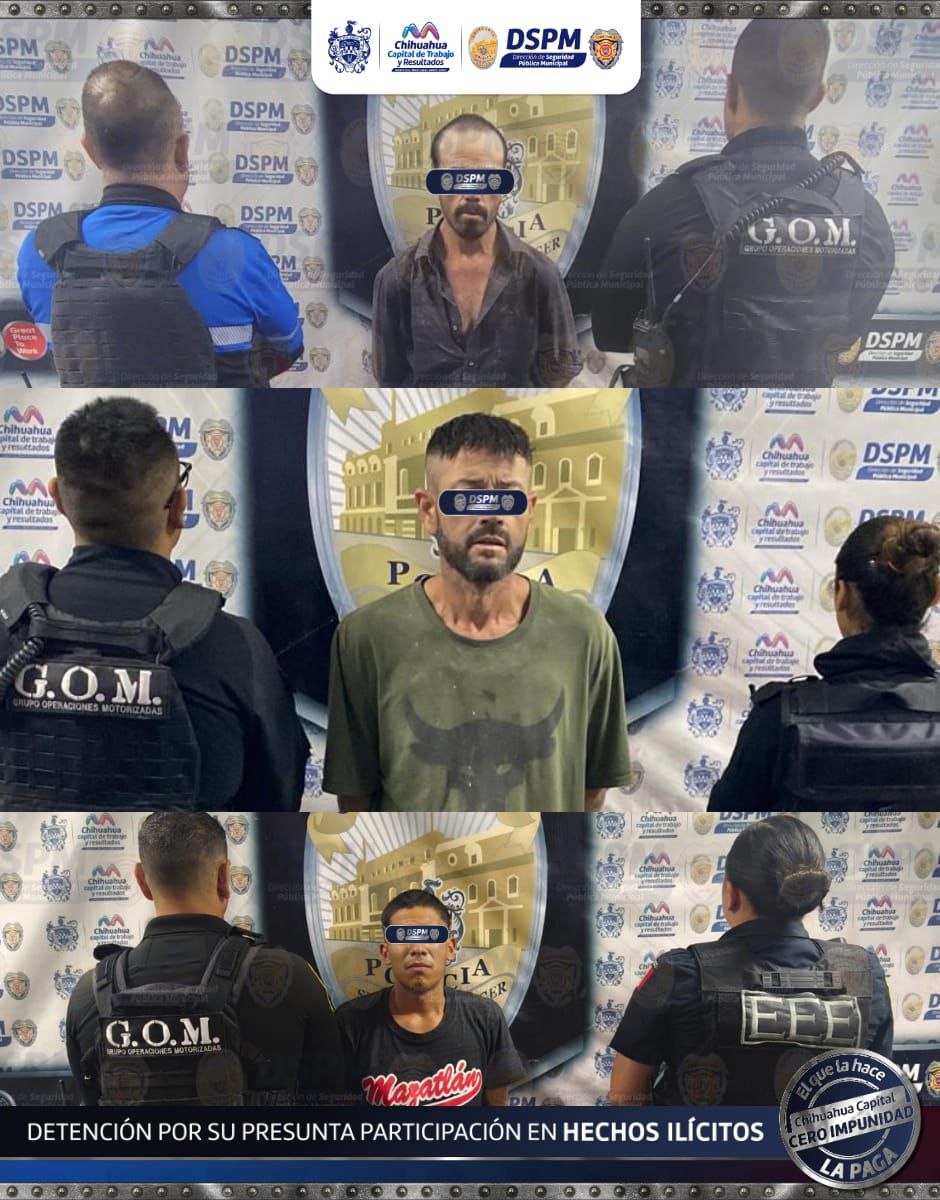 Detienen a tres por drogas en operativo Verano Seguro
