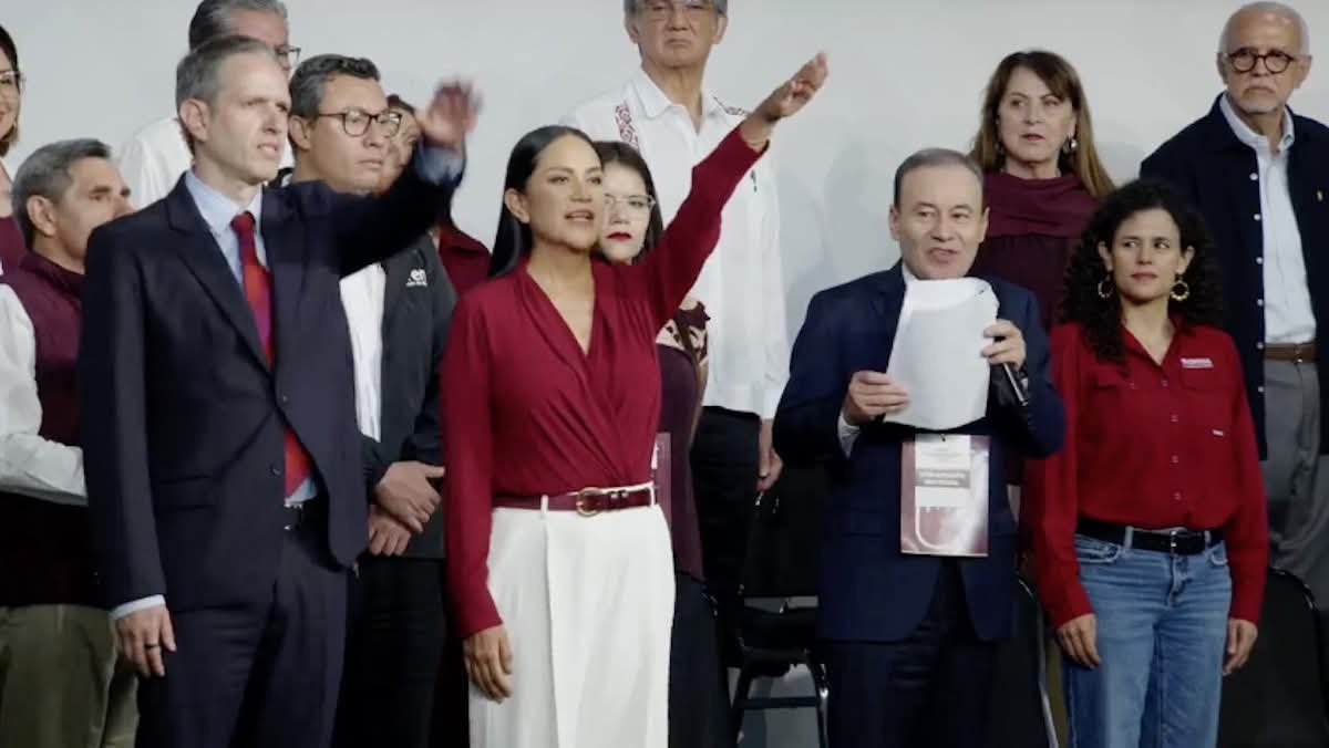 Renueva morena dirigencia nacional, designan a Ariadna Montiel presidenta del CEN