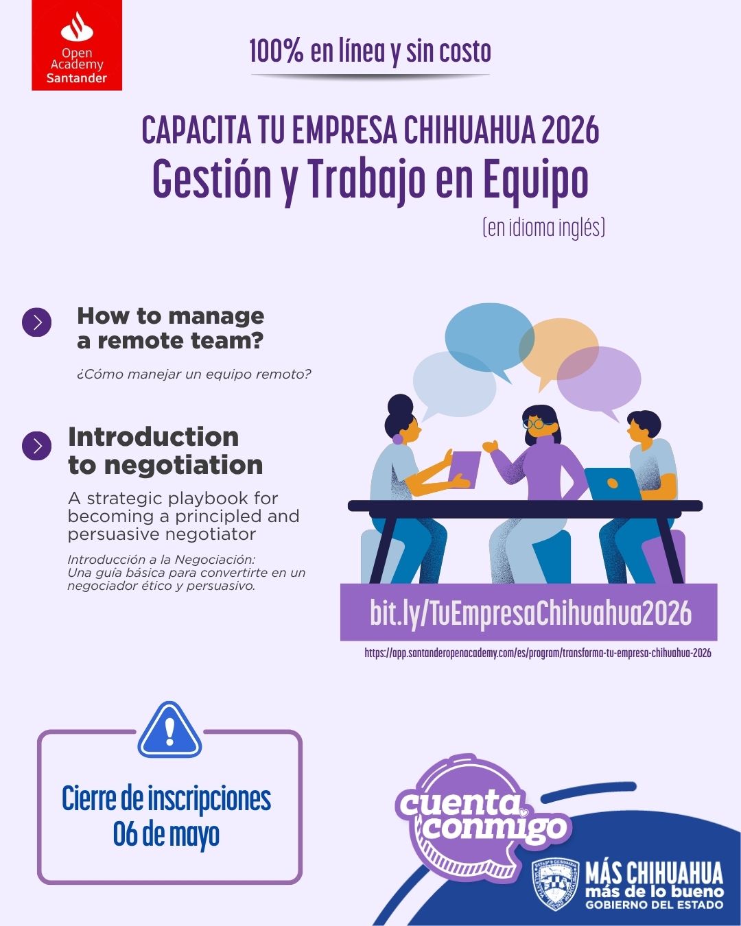 SIDE inicia capacitaciones empresariales gratuitas