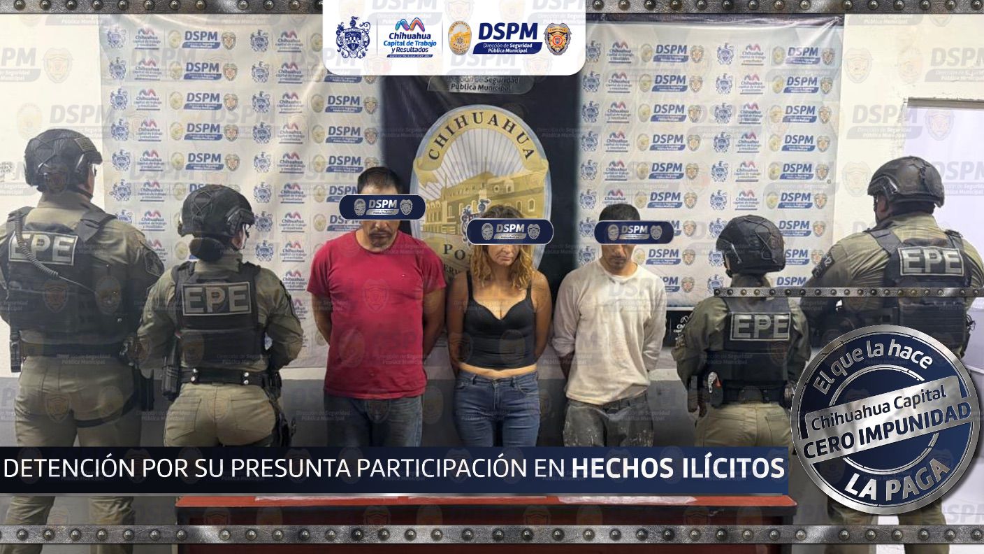Le cayó el EPE a una mujer y 2 hombres que traía droga en La Dale