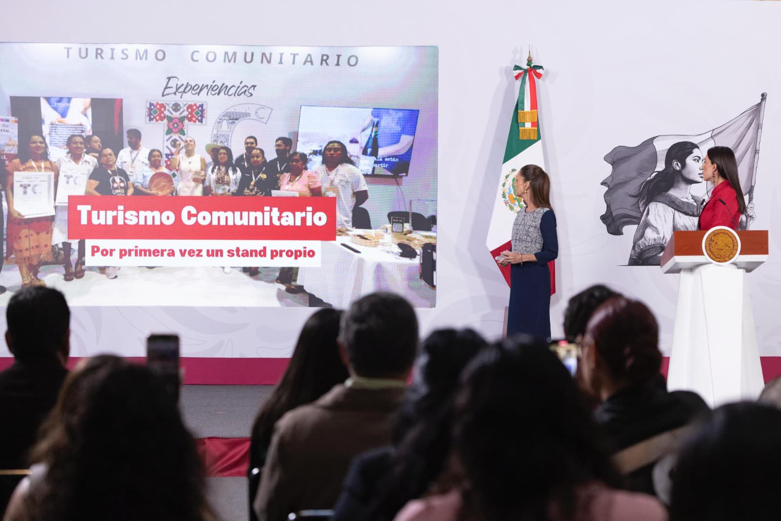 Destaca Claudia Sheinbaum destaca resultados en turismo, llegaron 26.2 millones de visitantes internacionales en marzo