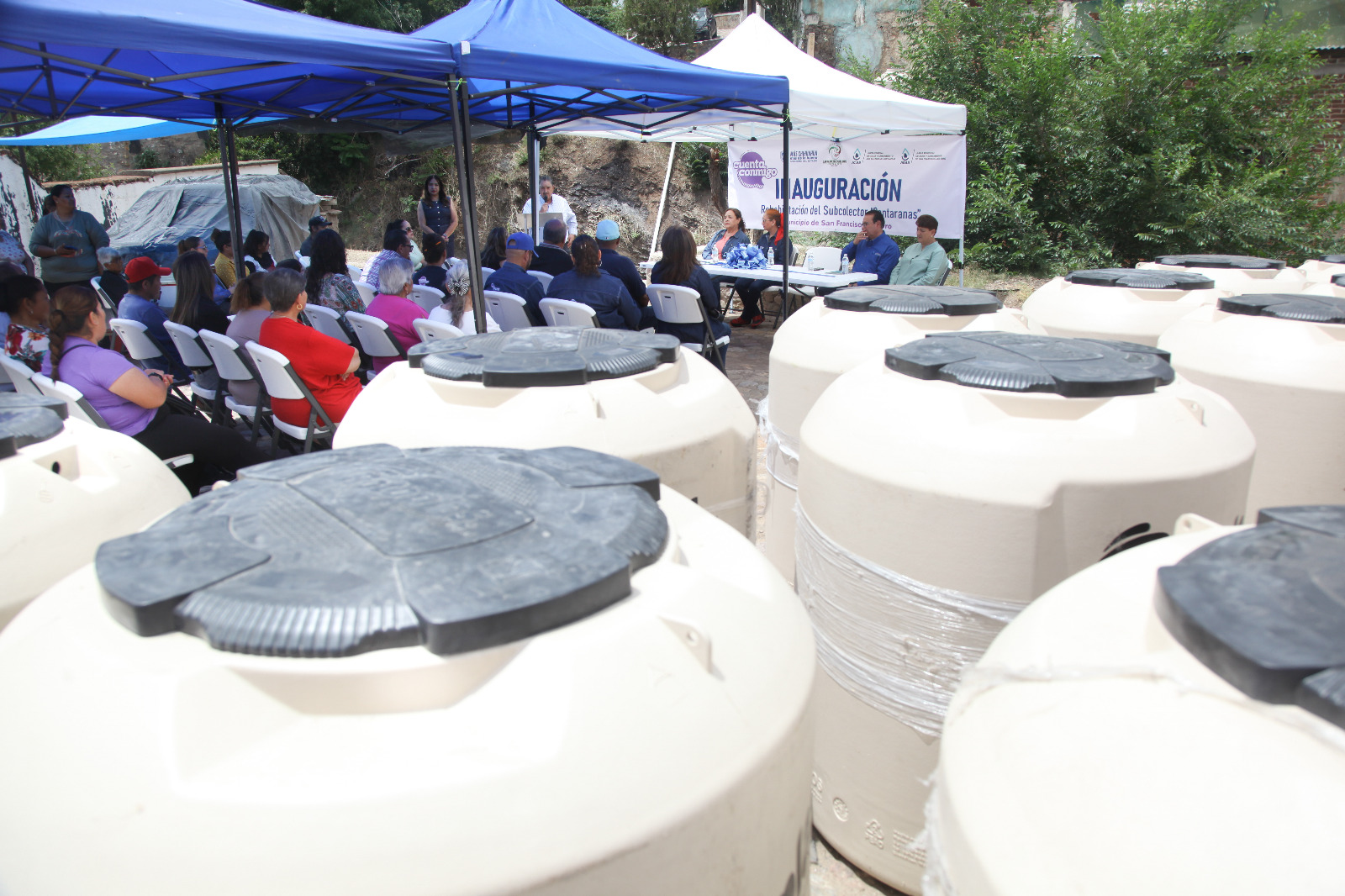 Inauguran rehabilitación del subcolector Cantaranas