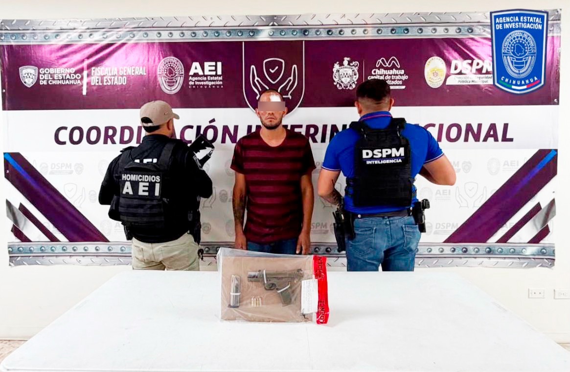 Presentan al presunto homicida que desató persecución ayer en la zona centro