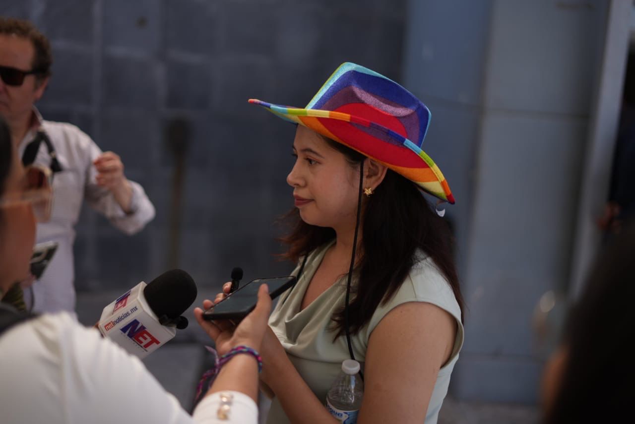16 años de omisión y discriminación: Jael Argüelles acompaña protesta LGBT+ por retiro del matrimonio igualitario
