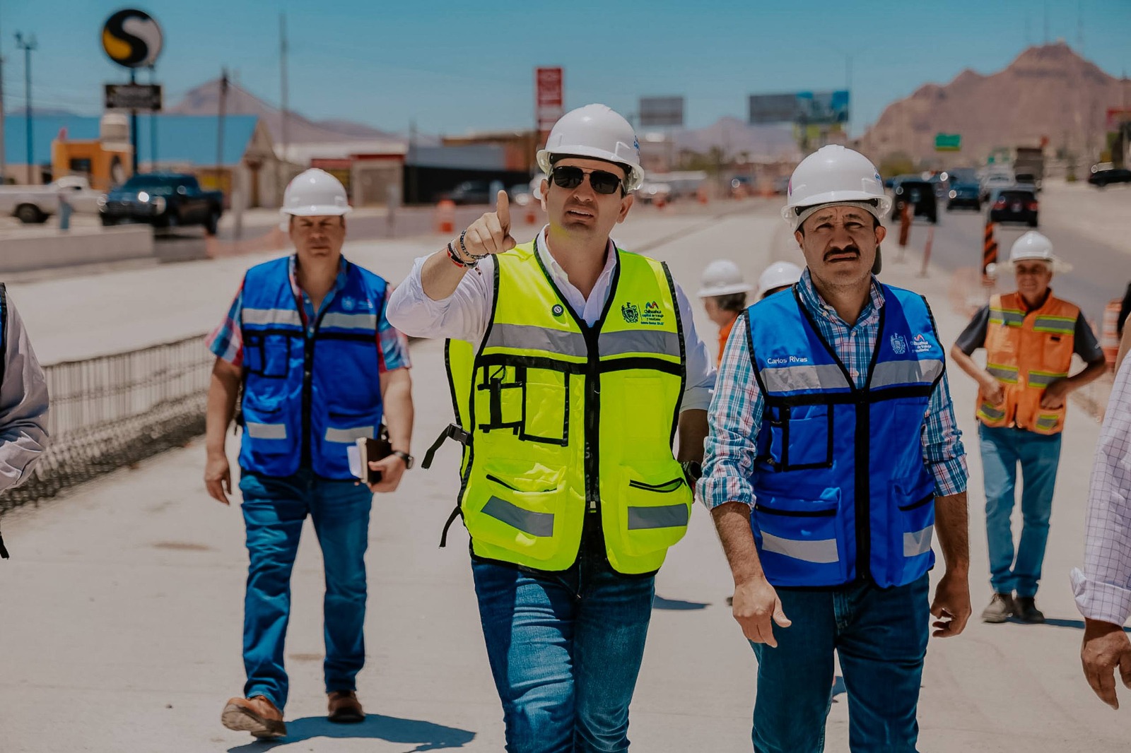 Supervisa Bonilla obra de la av. Fuerza Aérea; avance del 72%