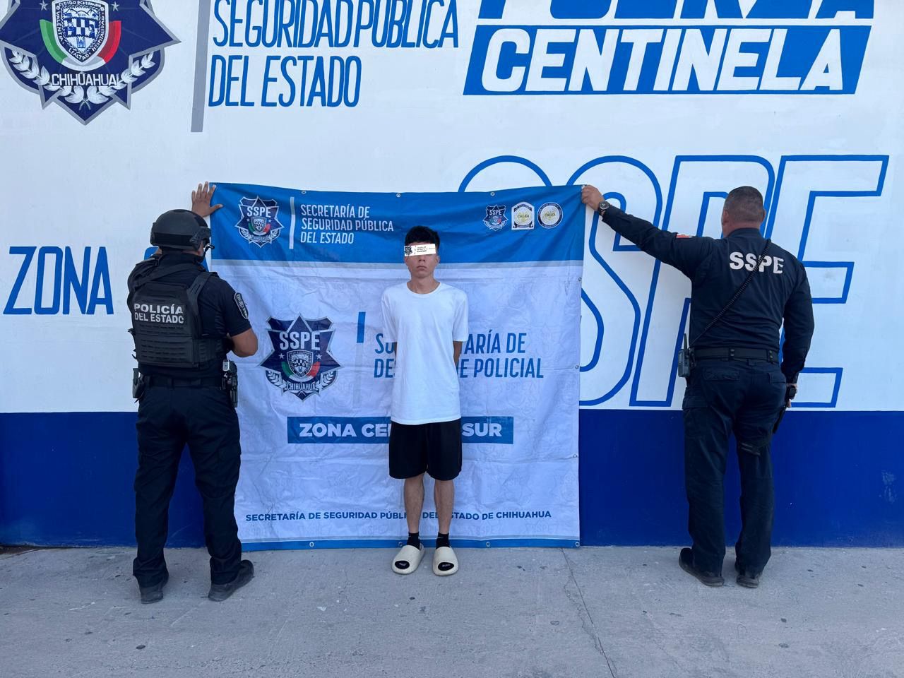 Detiene SSPE a sujeto con dosis de cristal