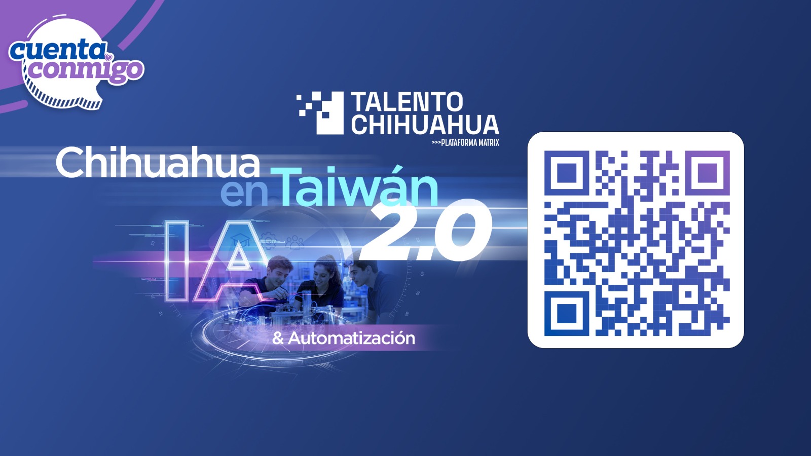 Amplían convocatoria del programa Chihuahua en Taiwán