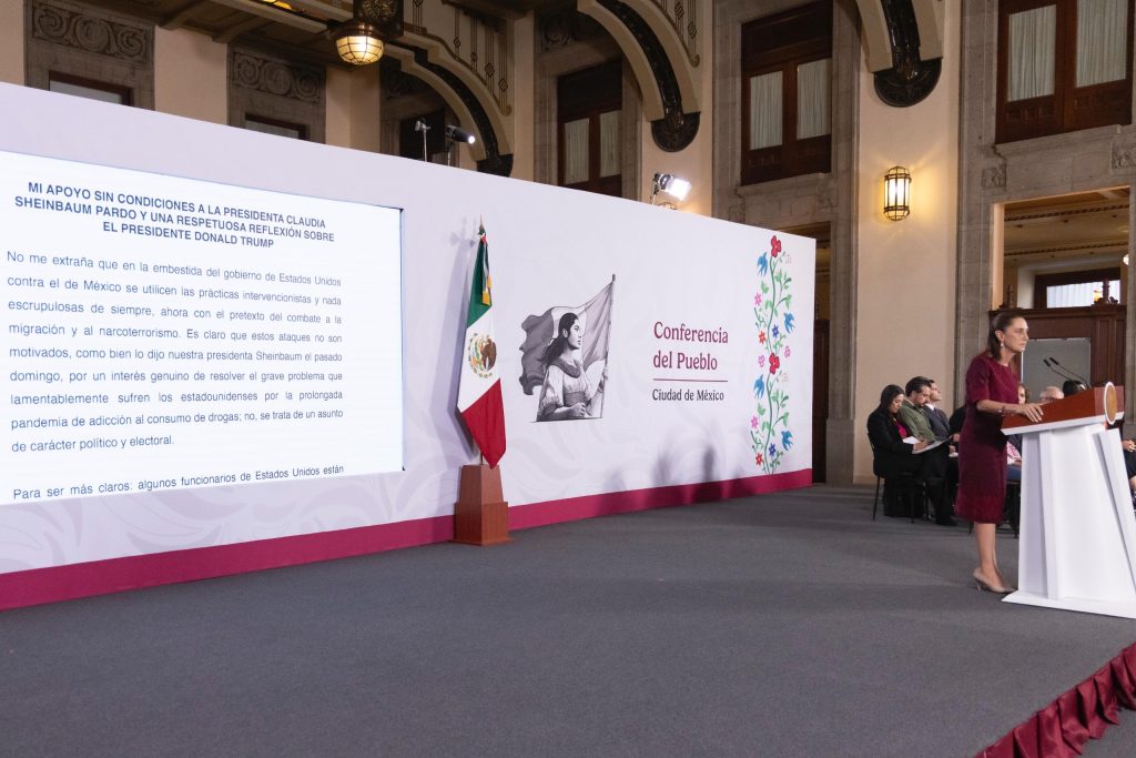 Agradece Claudia Sheinbaum respaldo de AMLO, “hay campaña de la ultraderecha contra la transformación”