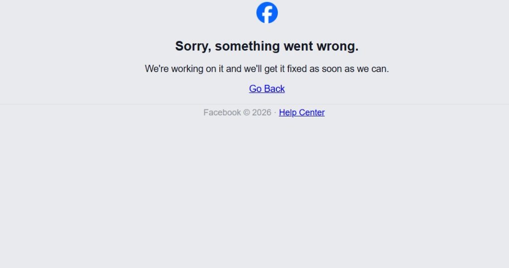 Facebook, Instagram y Whatsapp con fallas