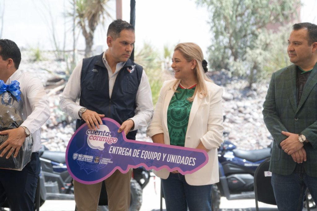 Maru Campos refuerza seguridad en municipios