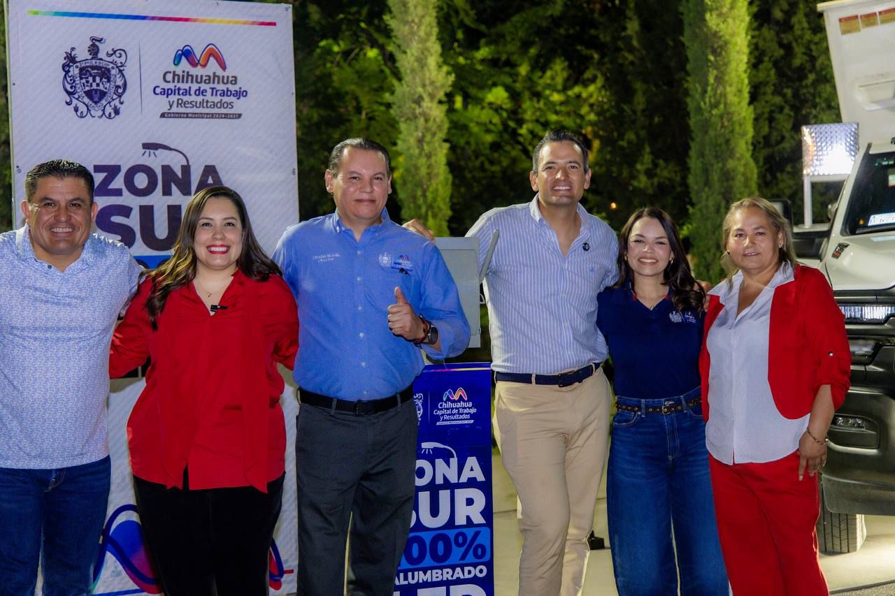 Cumple Bonilla al 100% modernización del alumbrado en zona sur de la ciudad