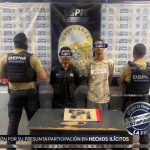 Caen 2 hombres en posesión de un arma de fuego y cartuchos
