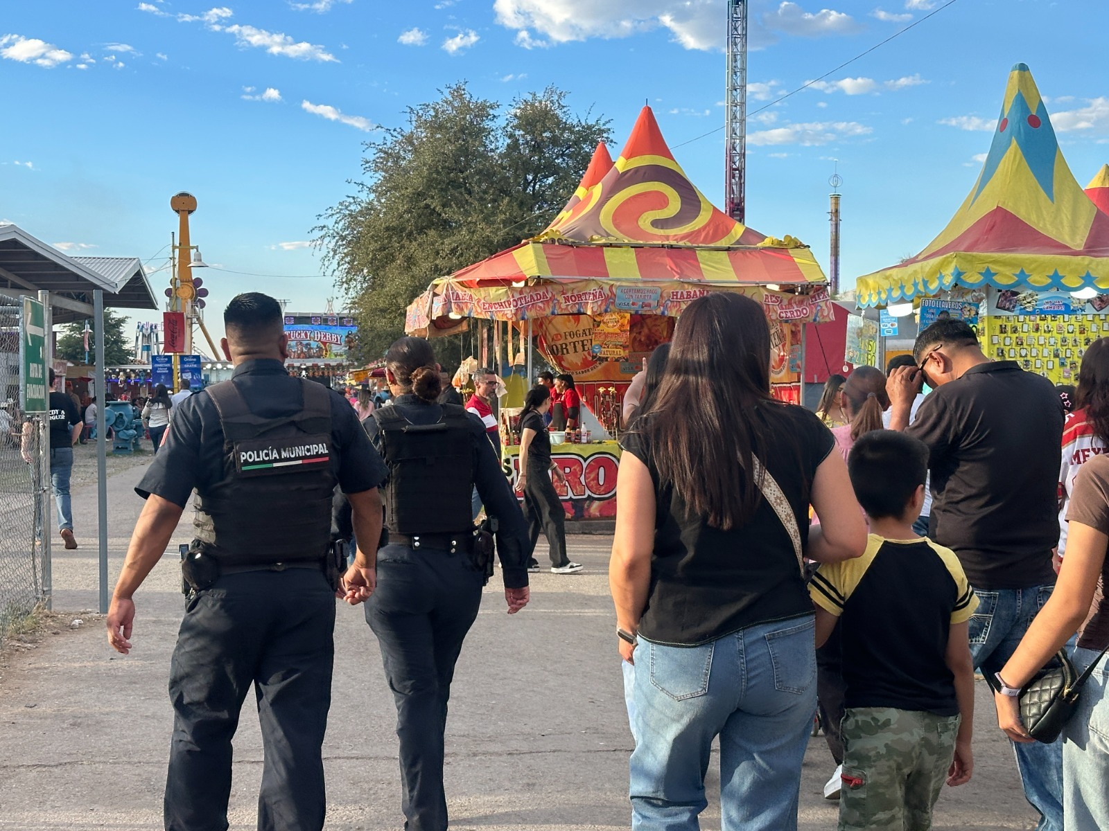 Saldo blanco tras operativo en feria Santa Rita