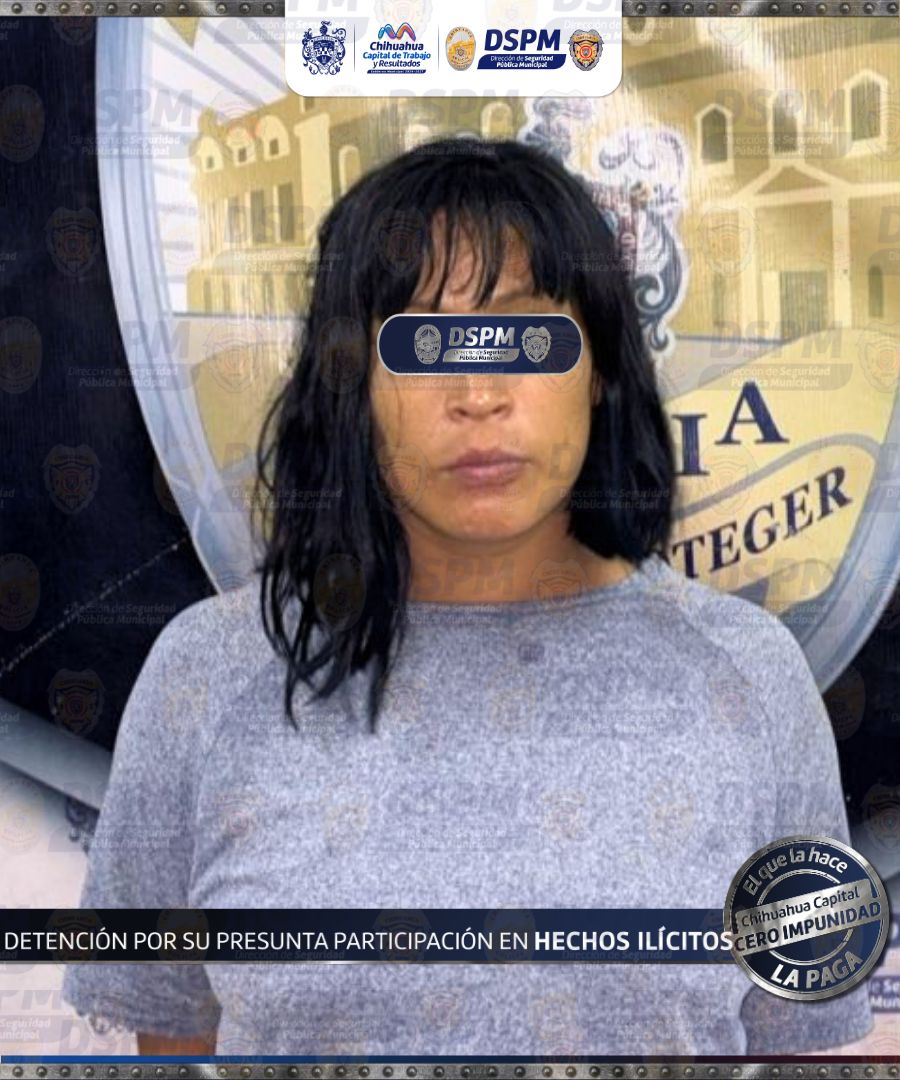Cae mujer con droga y cartuchos; estaría ligada a privación de la libertad
