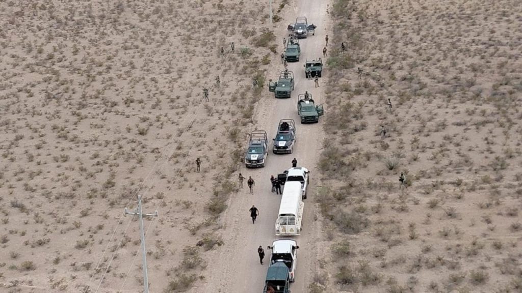 Tras reporte de personas armadas, despliegan operativo en Coyame
