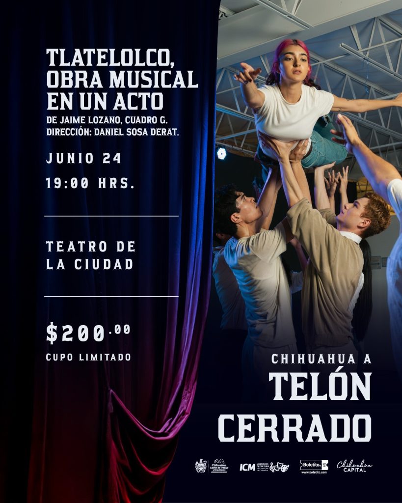 Invita ICM a disfrutar de “Tlatelolco, obra musical en un acto”