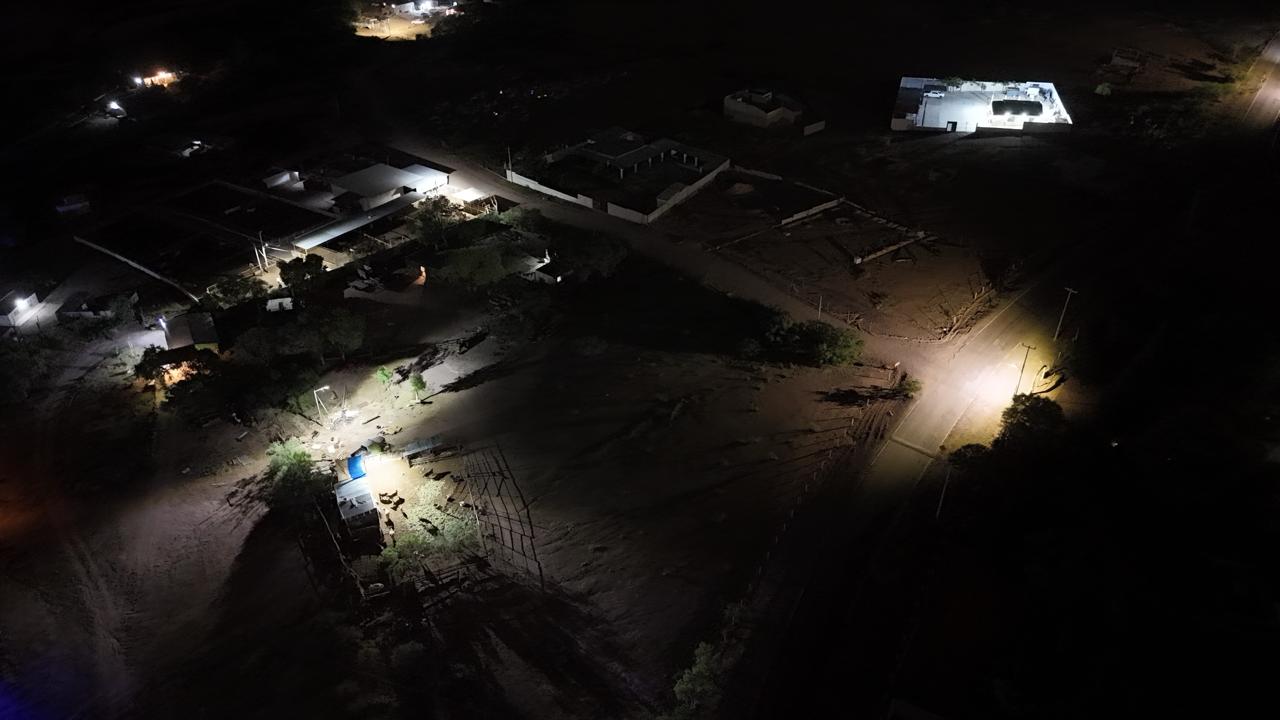 Moderniza Municipio alumbrado en 18 ejidos de zona rural