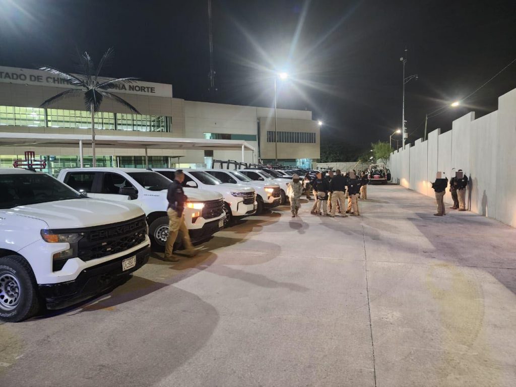 Mega operativo de cateos en Juárez; reportan varios detenidos