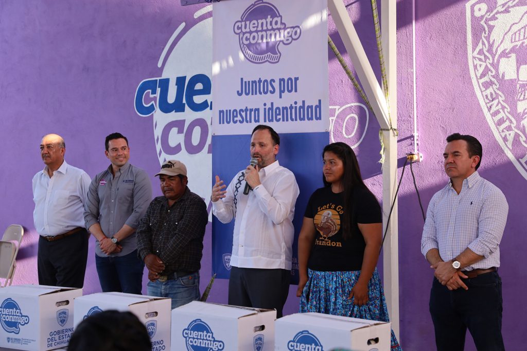 Lleva SPyCI apoyos alimentarios a familias indígenas