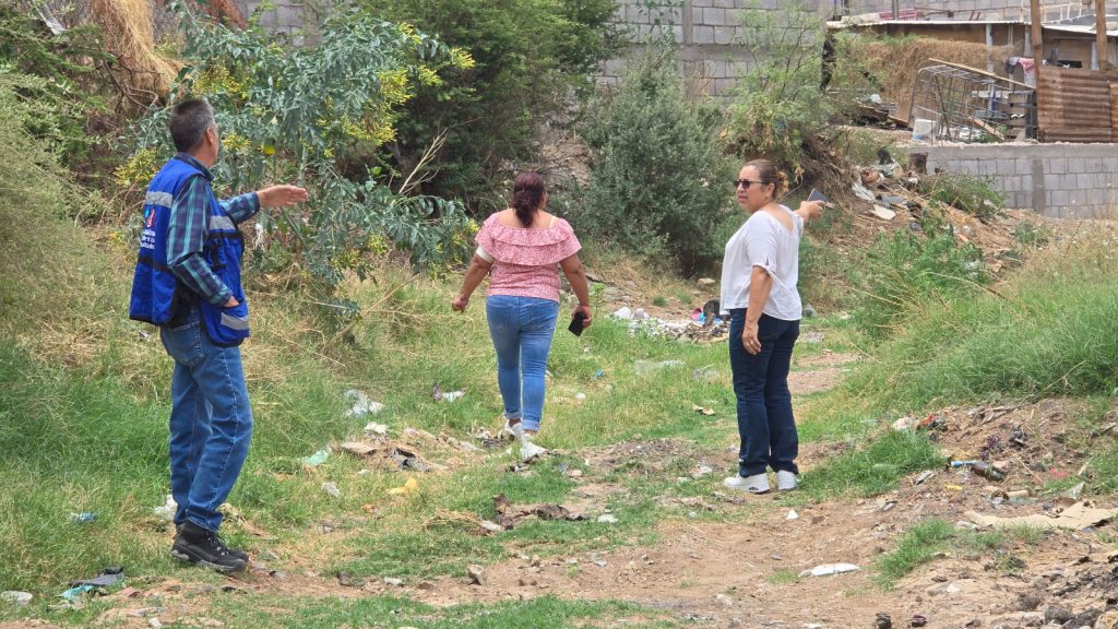 Realiza Municipio recorridos en colonias ante lluvias 